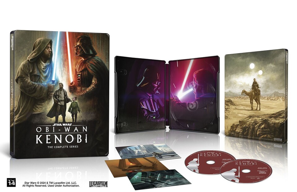 Da habt ihrs: »Die komplette Serie« Obi-Wan Kenobi auf Blu-ray im schicken 4K-Steelbook. Bildquelle: DisneyLucasfilm
