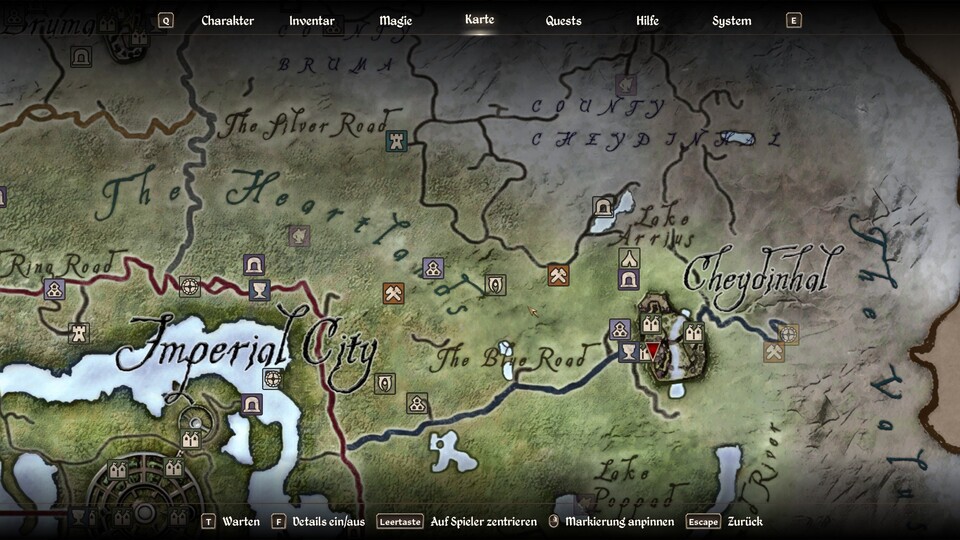 Die transparenten Symbole sind weiterhin gut zu erkennen, heben sich aber deutlich ab.