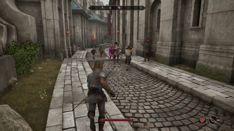 Legt sich Umbra einmal mit den Wachen an, müsst ihr nur noch warten. Wie ein wahrer Held.