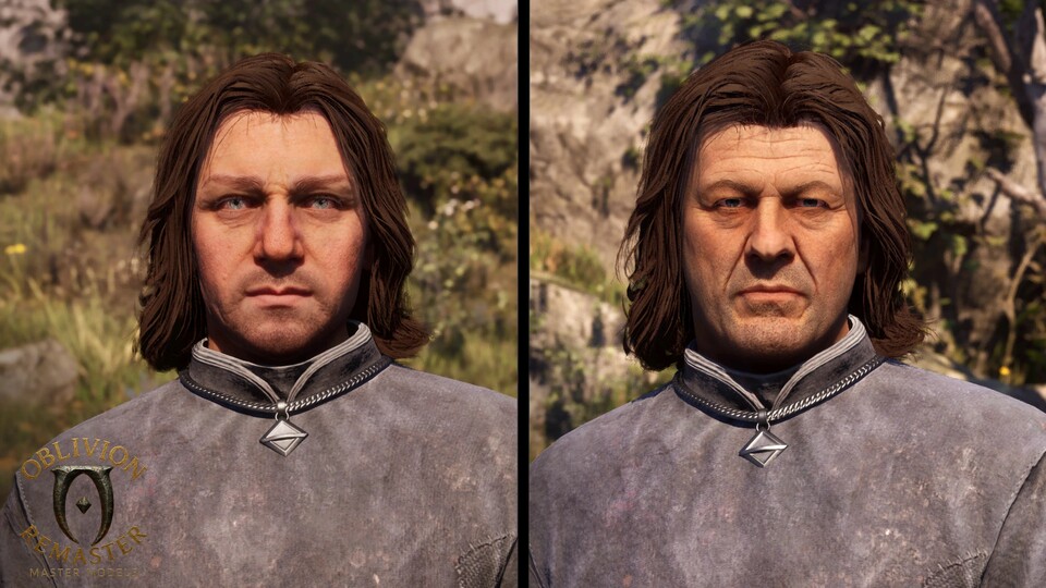 Links der originale Martin aus dem Remaster, rechts die Sean-Bean-Version.