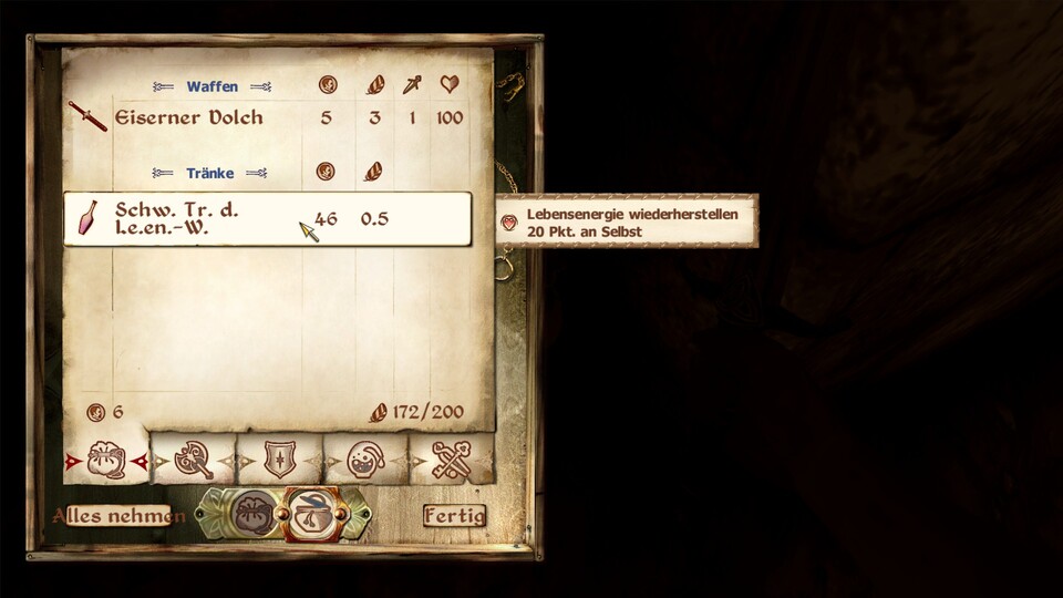 Ich war stolzer Besitzer von dutzenden ungenutzten Schw. Tr. d. Le.en.-W. in The Elder Scrolls 4: Oblivion!