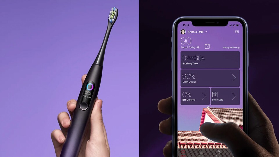 Detaillierte Berichte, individuelle Bürstenpläne und eine intuitive Blindzonenübersicht direkt auf eurem Smartphone!