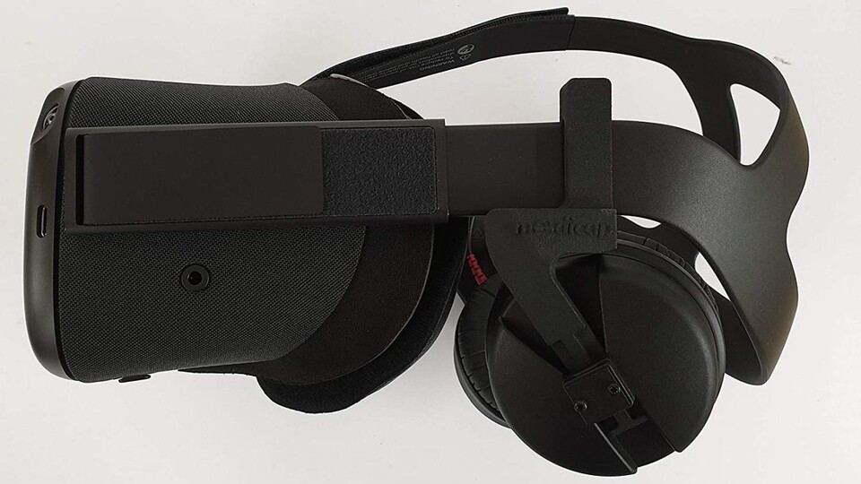 Der durch die offene Bauweise eher luftige Sound der Oculus Quest könnte bei Spielen wie Beat Saber gerne kräftiger sein. Hier hilft das Modicap Soundkit ab.*