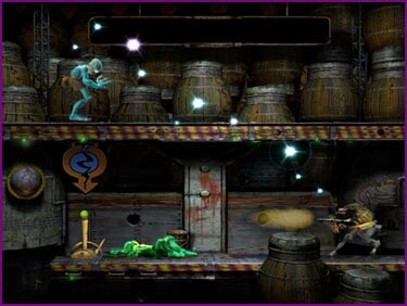 In Oddworld: Abes Exoddus rettet als Alien-Jesus euer Volk aus den Fängen einer brutalen Industrie-Nation. Dabei ist jedes Mittel erlaubt – auch explodierende Fürze.