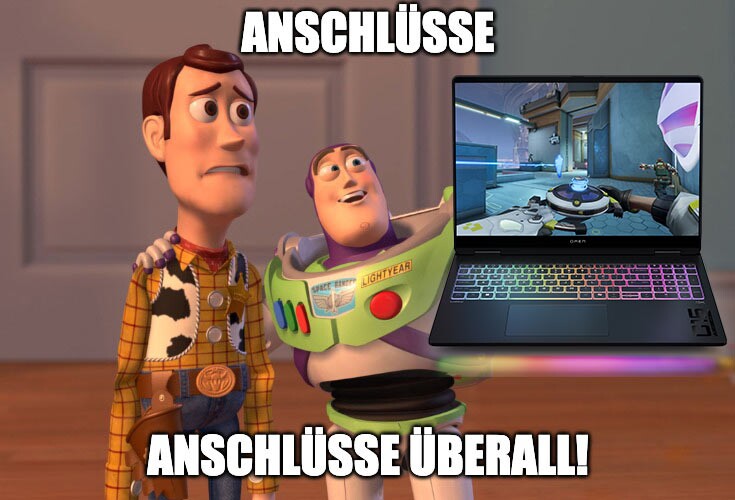 So viele und nützliche Anschlüsse hat selbst Buzz Lightyear noch nie gesehen!
