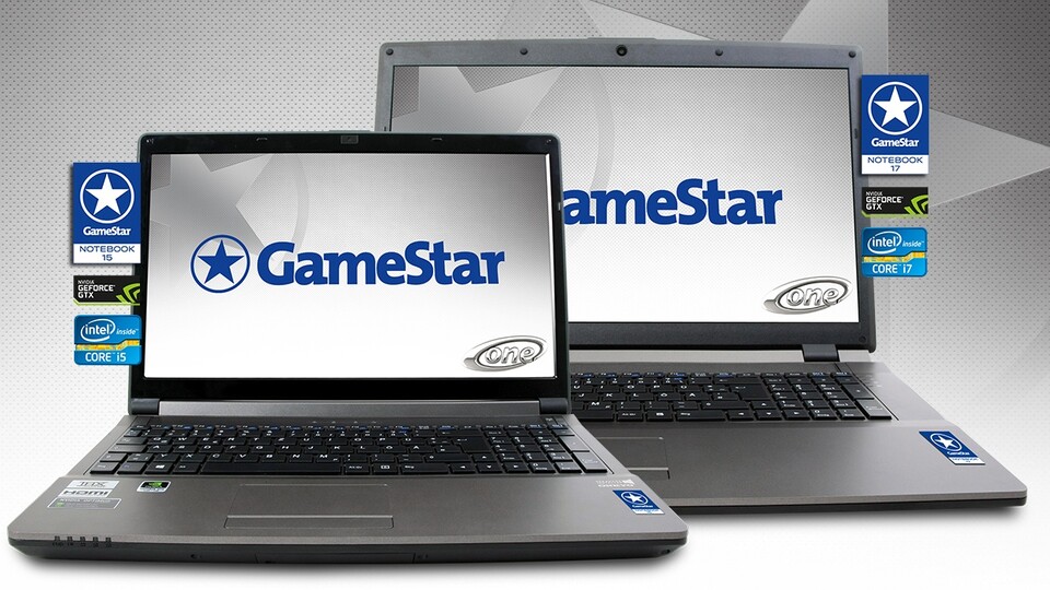 One GameStar-Notebook 15 und One GameStar-Notebook 17 bieten eine optimale Balance aus Preis, Leistung und Mobilität.