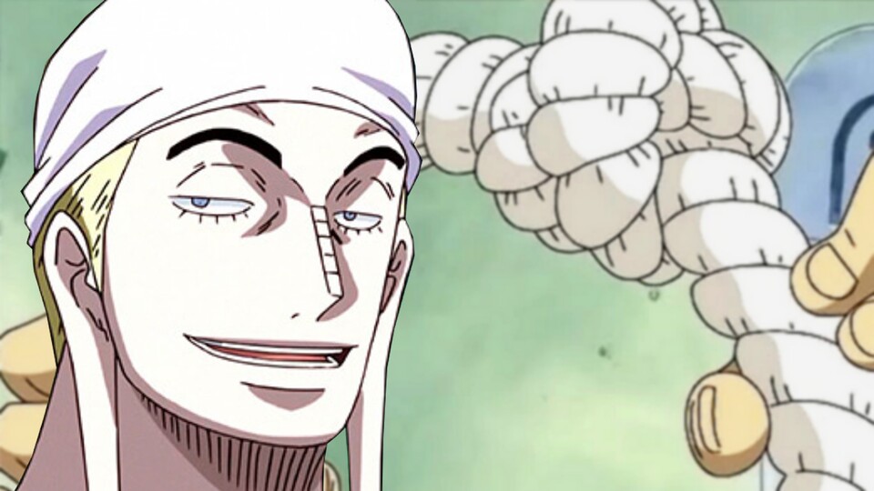 One-Piece-Charakter Enel erinnert optisch viele stark an Rapper Eminem. Es wäre nicht das erste Mal, dass Oda reale Personen in seinem Werk abbildet. Bildquelle: One PieceEiichiro Oda