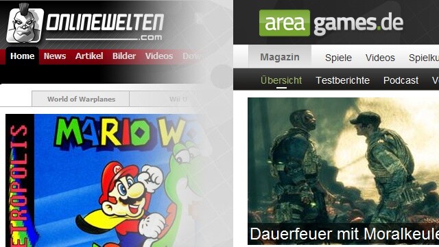 Areagames.de gehört ab sofort zu Onlinewelten.