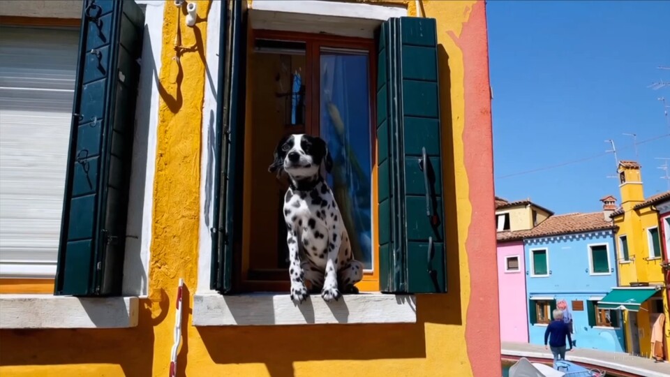 Hättet ihr gedacht, dass dieser süße Hund aus einem KI-generierten Video stammt? (Bild: OpenAI)