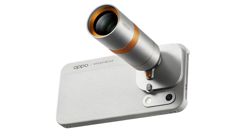 Das Foto-Kit mit Telekonverter für das Find X10 Pro Max. (Bildquelle: Oppo)