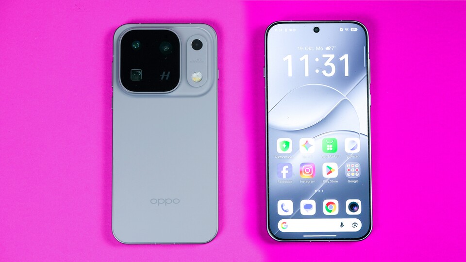 Liegt gut in der Hand, braucht selten eine Steckdose und beschämt so ziemlich jedes andere Smartphone (und viele Digicams) bei der Bildqualität von Foto- und Videoaufnahmen: Oppo kann was! (Foto: Marinus Martin, GameStar Tech)