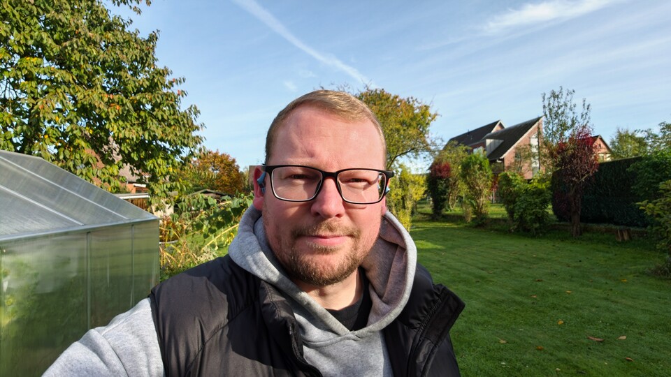 Bei direktem Tageslicht