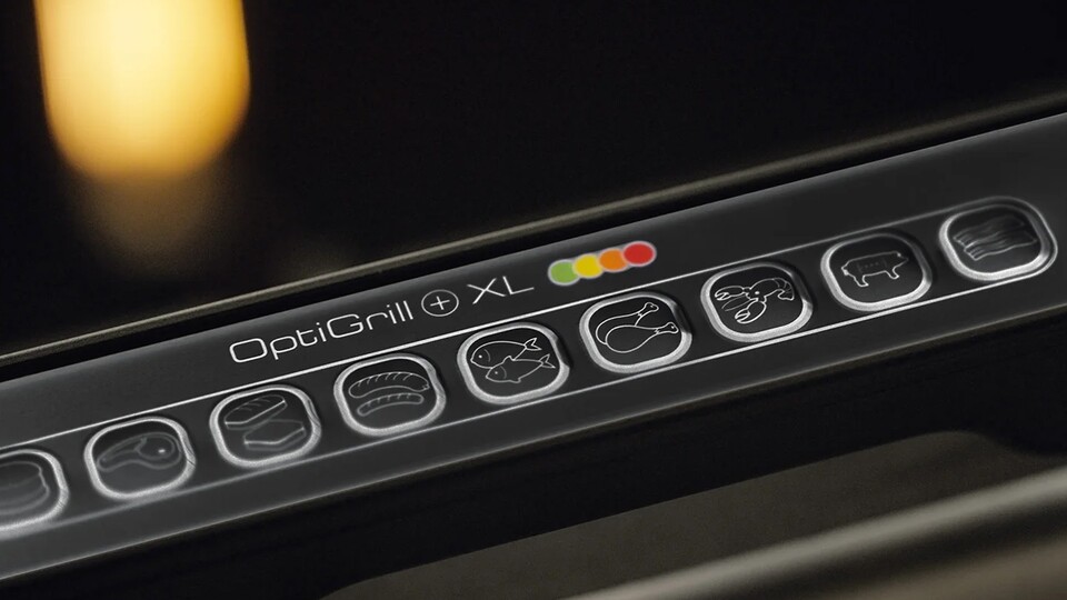 Mit neun Voreinstellungen und einer Option zur manuellen Steuerung bietet der Optigrill XL viel Individualität.