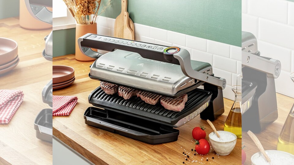 Der Grill sagt euch mit Licht und Sound wann euer Fleisch fertig ist und sieht auch noch stylisch aus.
