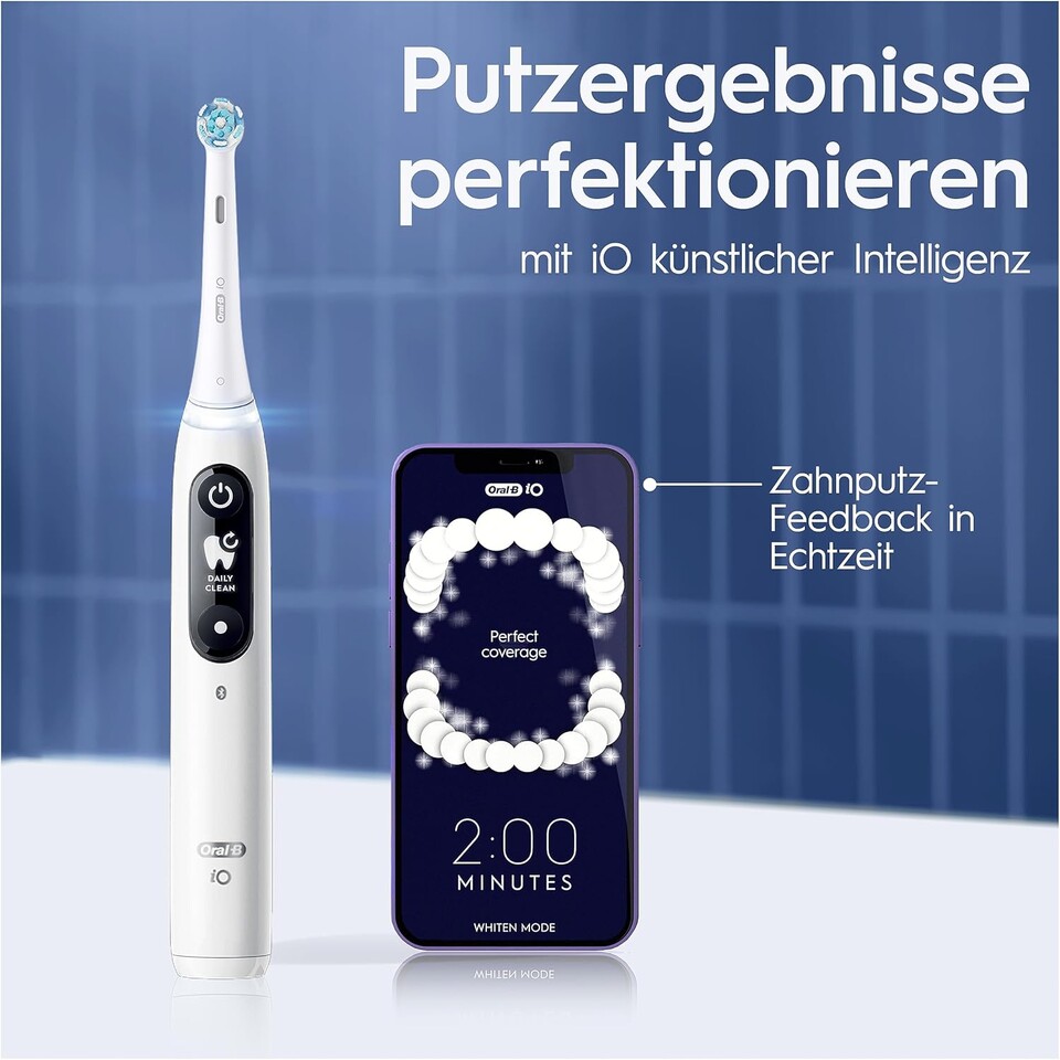 Die Zahnbürste funktioniert mit einer App, die euch beim Putzen hilft!