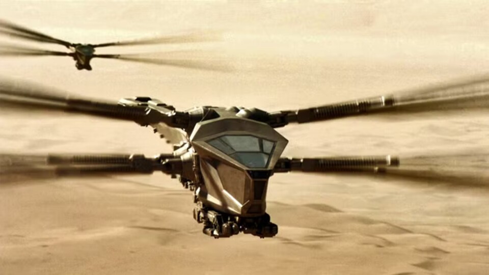 Das Wort »Ornithopter« setzt sich aus den griechischen Wörtern »ornis« (Vogel) und »pteron« (Flügel) zusammen. (Bildquelle: Warner Bros.)