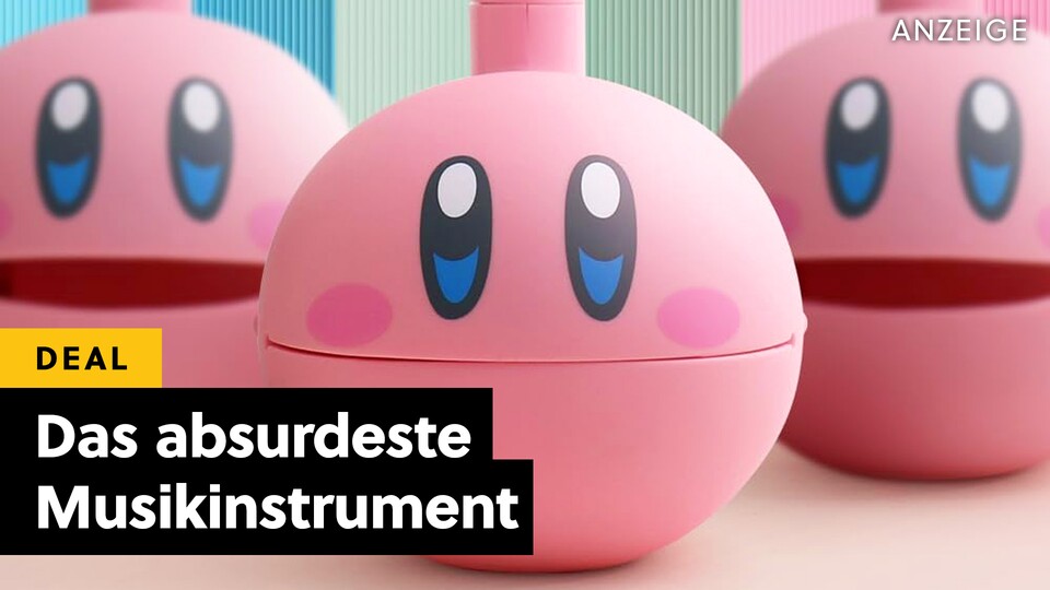 Es ist so knuffig! Oder gruselig? Kirby ist das perfekte Gesicht für ein Otamatone.