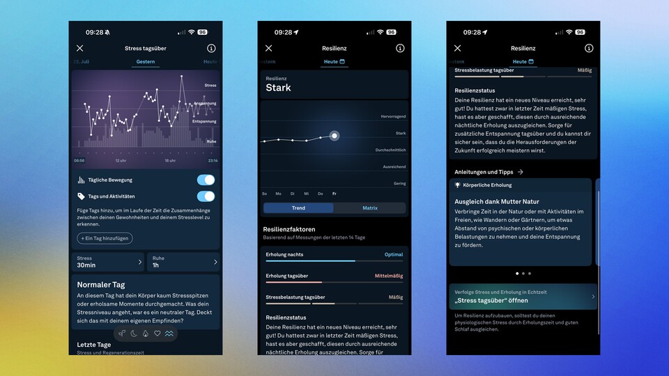 Wie sehr stand ich die letzten zwei Wochen unter Stress? Sollte ich was dagegen tun? Das sind Fragen, die ein solcher Ring potenziell beantworten kann.