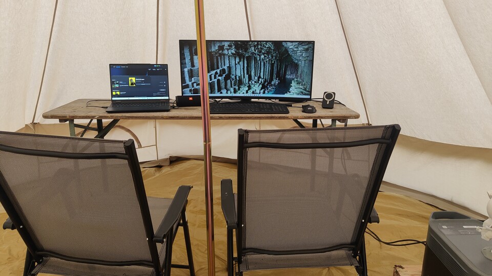 Warum nicht einfach mal etwas anderes machen und Outdoor-zocken? Fühlt sich an wie Urlaub!