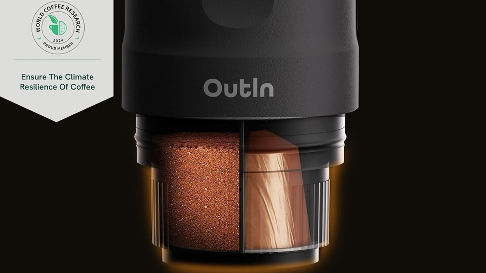 Egal ob Kapsel oder gemahlener Kaffee: Mit der OutIn Nano bereitet ihr das flüssige Gold im Handumdrehen zu!