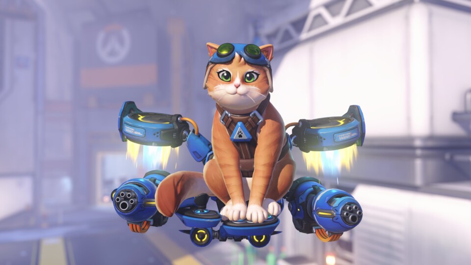 Die Jetpack Cat kann Verbündete mit einer Rettungsleine einsammeln, transportieren und dabei sogar heilen.