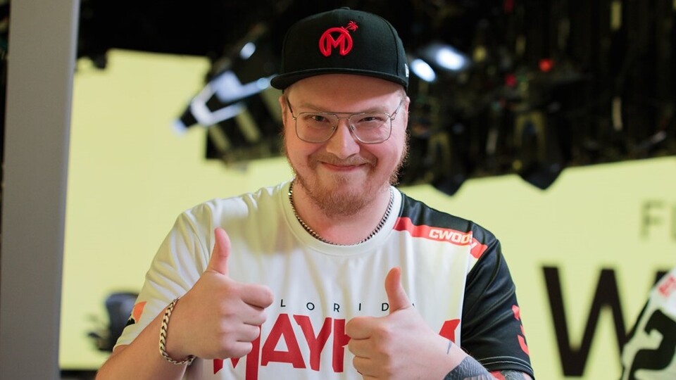 Florida Mayhem und Tank-Spieler Cwoosh freuen sich über jeden Sieg.