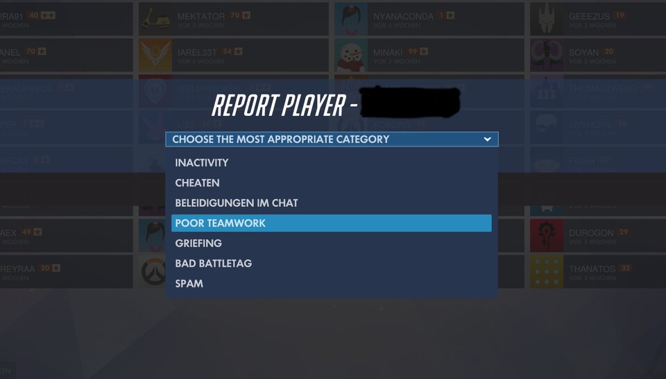 Blizzard testet ein neues Reportsystem für Overwatch.
