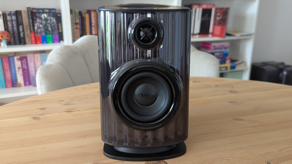 Für mich haben die PC-Boxen die perfekte Größe für den Schreibtisch.