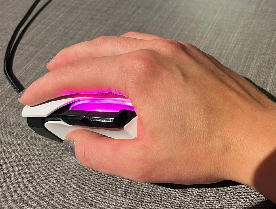 Beim Palmgrip liegt eure Hand bequem und ganz auf der Maus auf. Er eignet sich für lange Gaming-Sessions wie bei RPGs. Der beste Griff für Schnelligkeit ist er nicht. (Bildquelle: Andrea MaurerGameStar Tech)