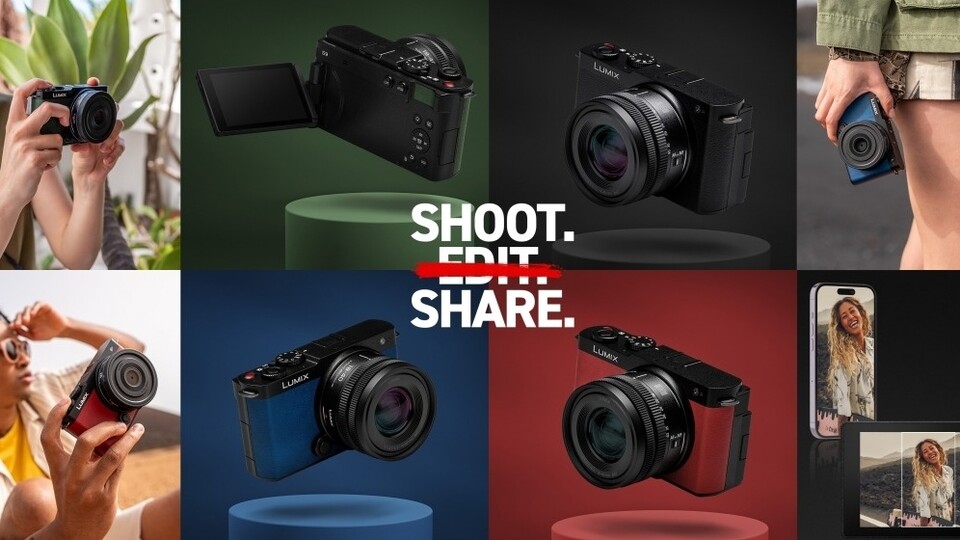 Das Vollformat war vor einigen Jahren noch sündhaft teuren und sperrigen Profi-Kameras vorbehalten. Inzwischen findet ihr so große Bildsensoren auch in kleinen Lifestyle-Kameras, wie der Panasonic S9. (Bildquelle: Panasonic)