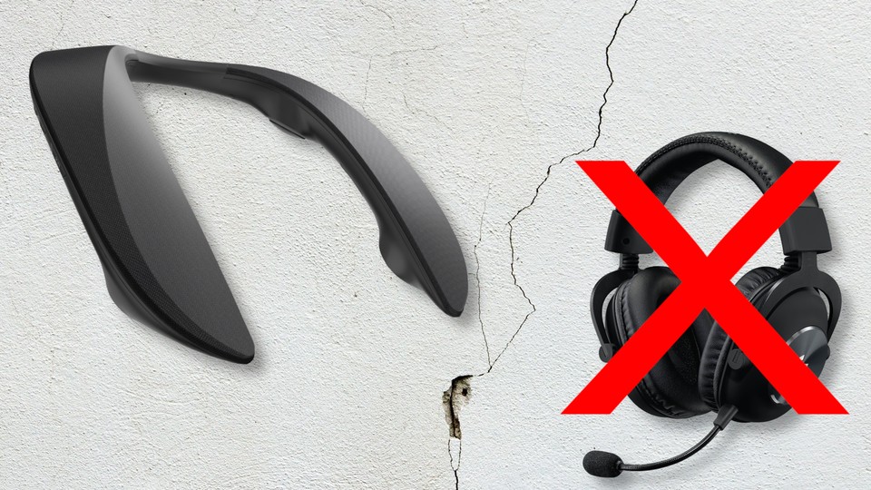 Kann ein Nackenlautsprecher wie der SoundSlayer ein klassisches Headset wirklich ersetzen?