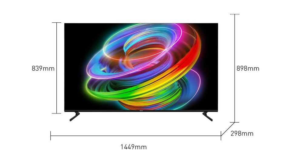 Mit einer großzügigen Bildschirmdiagonale von 65 Zoll sorgt der Panasonic TX-65MZ700E für Kino-Feeling in euren vier Wänden!