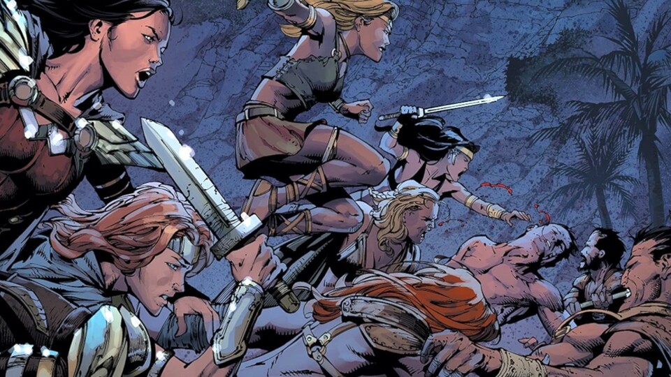 Natürlich gehört auch die Superheldin Wonder Woman zu den Amazonen von Themyscira. Bildquelle: DC Comics