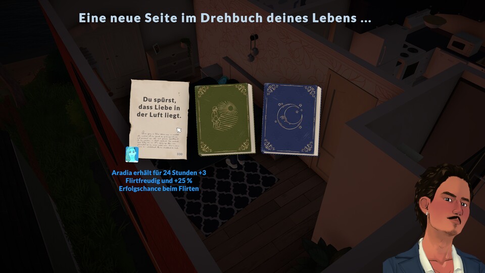 Dank Regie bekommt eure Suche nach Romantik einen ordentlichen Bonus.