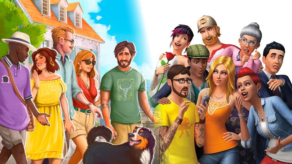 Paras vs. Sims: Zwei Lebenssimulationen im Vergleich.
