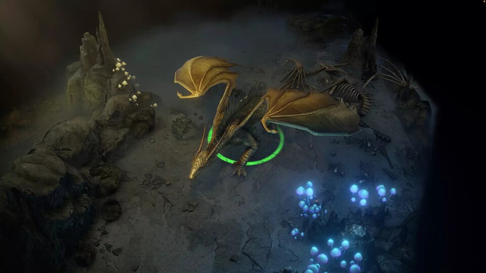 Je nachdem, wie ihr euch entscheidet, könnt ihr zum Beispiel in die Rolle eines weisen Golddrachen schlüpfen.