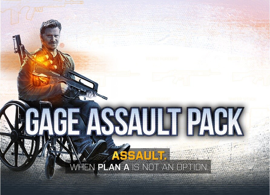 PayDay 2 erhält noch diese Woche ein neues DLC-Paket, das unverblümt an die Battlefield-Reihe angelehnt ist: The Gage Assault Pack.