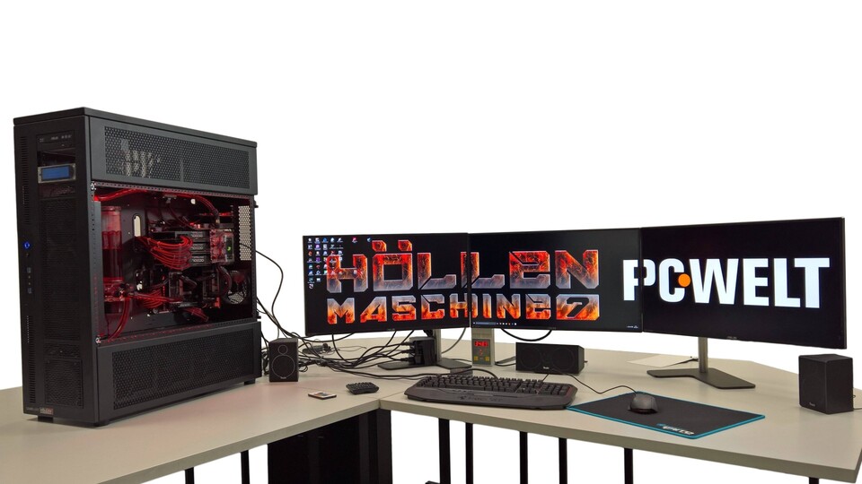 Die PC-WELT Höllenmaschine 7 hat einen Wert von rund 36.000 Euro.