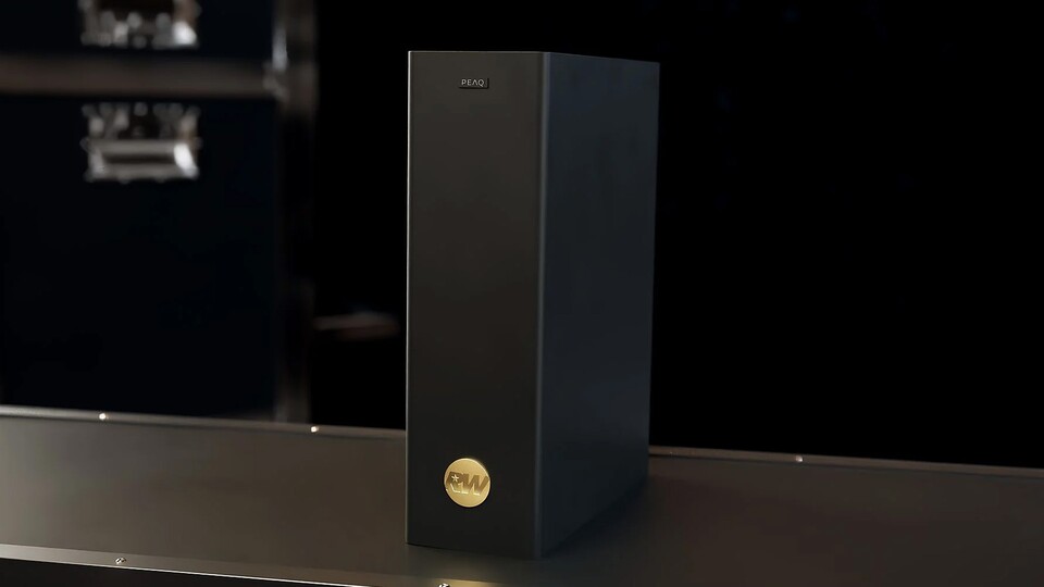 Kraftvoll, aber stets präzise: Der Subwoofer ergänzt die Soundbar perfekt mit tiefem, sattem Sound.