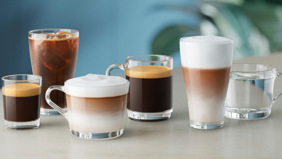 Ok, you can get the water on the right edge that way, but for the rest of the coffee specialties you're better off with the Philips Series 5500 fully automatic coffee machine.