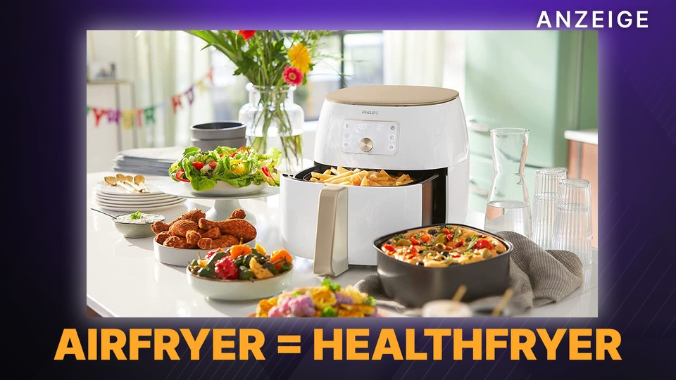 The Philips Airfryer is one of the best hot air fryers out there.  With these you eat much less fat - and therefore healthier.