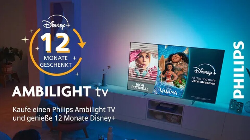 Mit Ambilight sehen Disney-Filme und Serien noch viel besser aus. Die MediaMarkt-Aktion ist der perfekte Einstieg fürs eigene Heimkino.