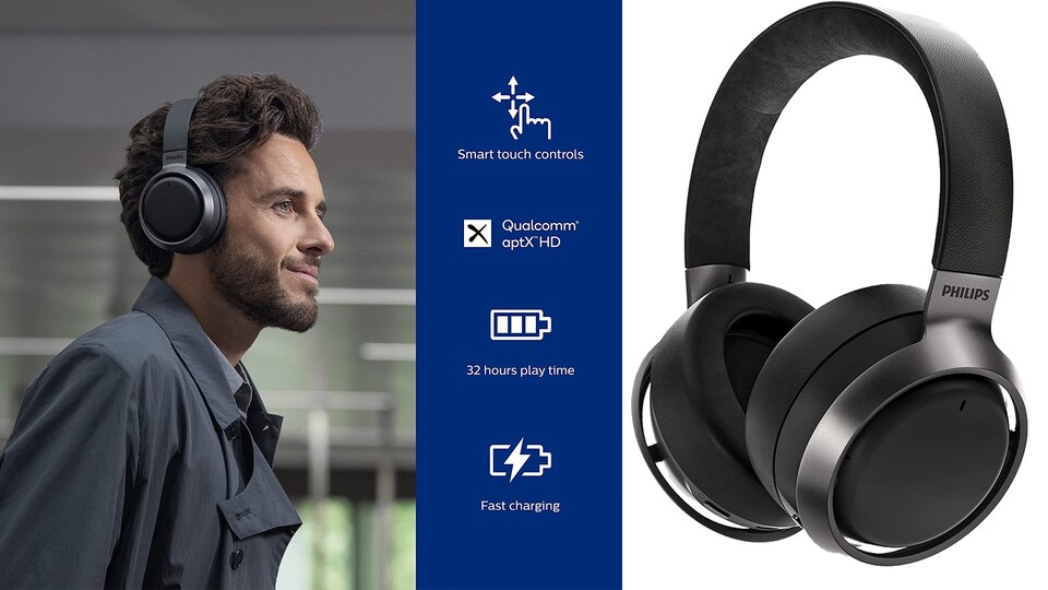 Das Philips Fidelio L3 schlägt sich im Vergleich mit den Bose QuietComfort oder dem Sony WH-1000 XM4 vor allen in Sachen Sound gut.