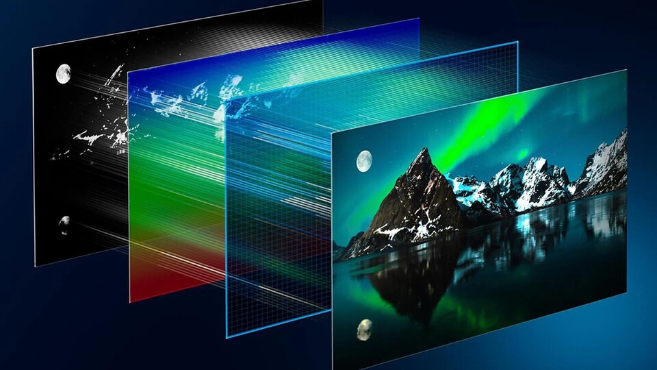 Ein moderner OLED-Monitor ist wie eine Zwiebel (oder für Shrek-Fans: ein Esel): Er besteht aus Schichten.