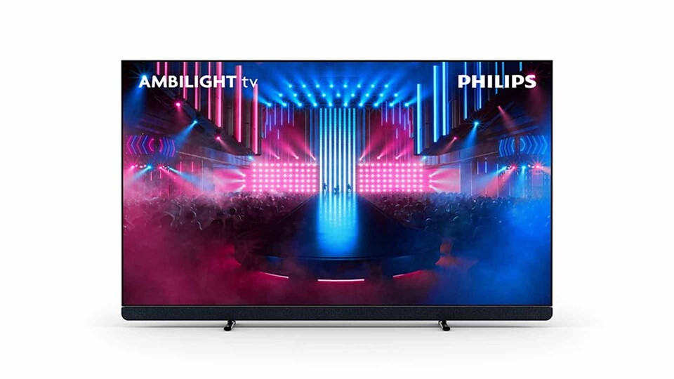 Mit der integrierten Soundbar am unteren Rand des Bildschirms liefert euch der TV atemberaubenden Sound.