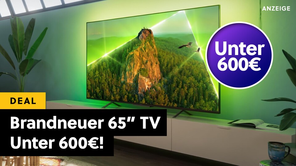 Einen 65 Zoll LED-TV mit 4K und Ambilight gibts gerade günstiger als je zuvor bei Amazon im letzten Sale des Jahres!