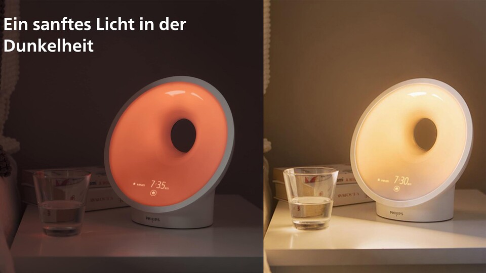 Mit dem Sonnenaufgang aufwachen und mit dem Sonnenuntergang wieder einschlafen – dieser Wecker sorgt für optimalen Schlaf.