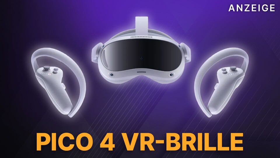 Die Pico 4 VR-Brille gibt es bei Bestware mit vier gratis Spielen im Wert von 100€.