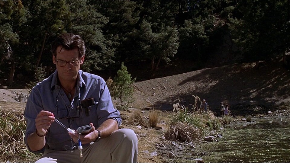 Pierce Brosnan in Dantes Peak. (Bildquelle: IMDB)