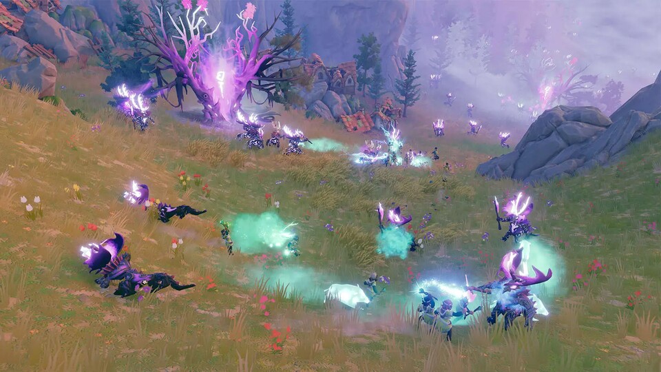 Selbst coole Kämpfe gegen mystische Wesen oder andere Gegner könnt ihr bestreiten!